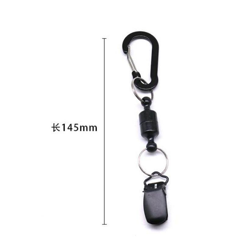 Golf Magnetic Putter Keeper Anti-Drop Waist Clip Durable ABS Golf Accessory for Professional Golf Training