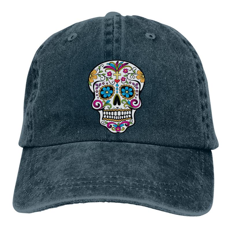 Mexico Soccer The Baseball Cap Day of The Dead Hats Sport Unisex Outdoor Custom Mexican Sugar Skull Funny Hats