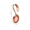 Cutlery Stainless Steel Curved Handle Spoon Rustproof Portable Serving Spoons Comfortable Grip Safe Dessert Spoons Buffet