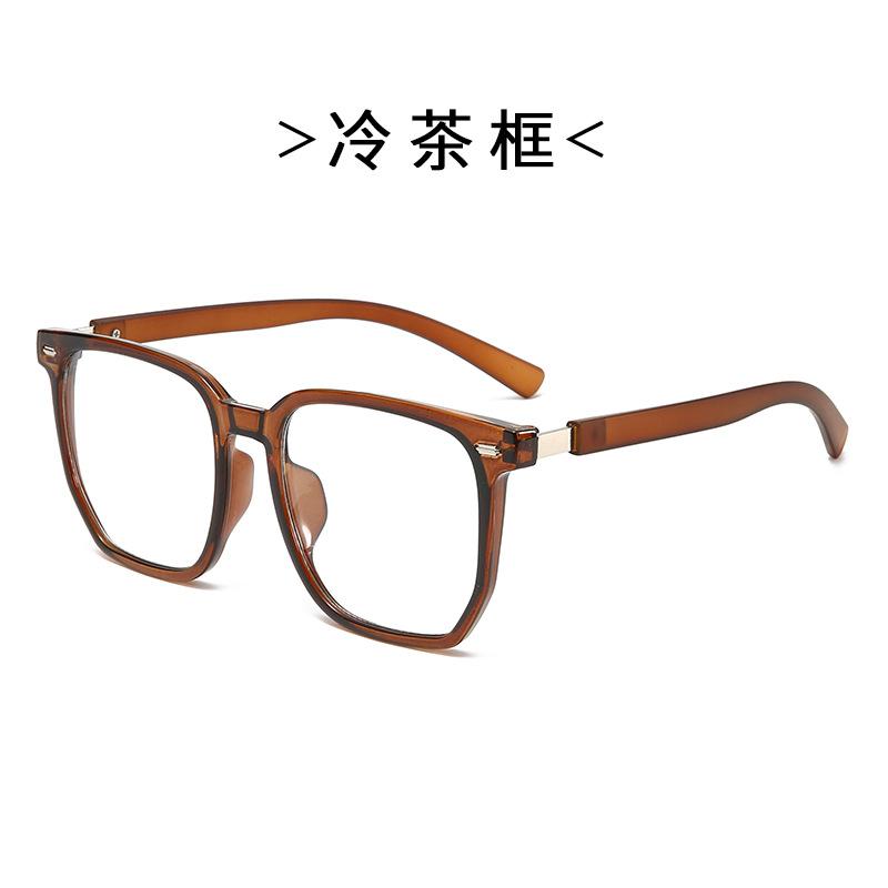

Large Frame Polygon Reading Glasses Women Men Anti Blue Light Blocking Eyeglasses Optical Spectacle -0.5 -0.75 -1.25 To-6.0 0 коричневый