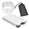 Outdoor Mini Portable Foldable 9 Plate Camping Cooking Stove Windscreen with Carrying Bag