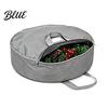 Wreath Storage Container Large Round Garland Bag Waterproof Oxford with Reinforced Carrying Handles Handles Tear-Resistant Tote for Artificial