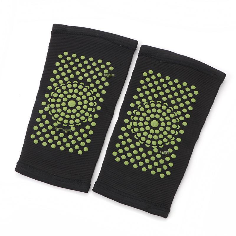 **Doppelseitige Beifuß-Punktmatrix Elastische Knieschoner für Ganzjahreswärme**