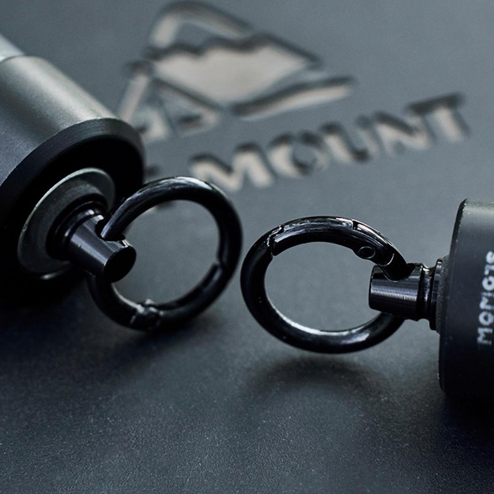 Camping Light Hanging Ring with Large Opening Camping Lamp Fixture Hook 1/4 Inch Thread Tent Flashlight Ring for Hiking Camping