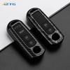 Carbon Fiber Abs Car Key Case Cover For Mazda 2 3 5 6 7 Cx-3 Cx-4 Cx-5 Cx-7 Cx-9 Axela Atenza Keyless Keychain Accessories