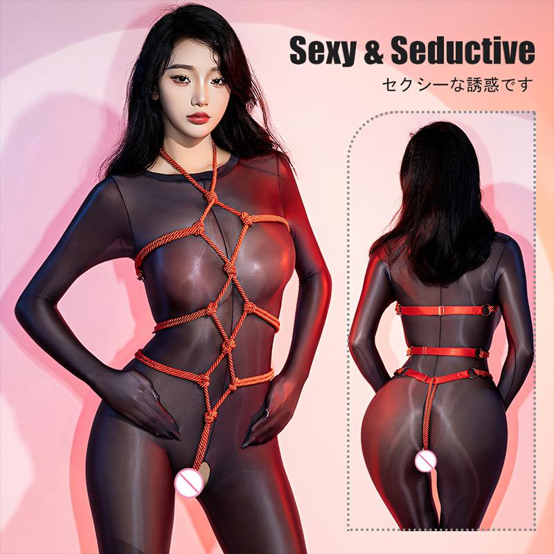SM Sexy Rope Bondage Bodysuit Women Bdsm Jumpsuit Bodycon Leotard Erotic Role Play Costumes Adults Female SM Sex Porno Clothing