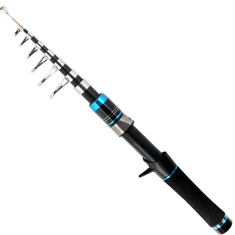 Ultra-Compact Telescopic Mini Fishing Rod Set: Portable Lure Rod for Sea and Freshwater Fishing, Model E18 Default