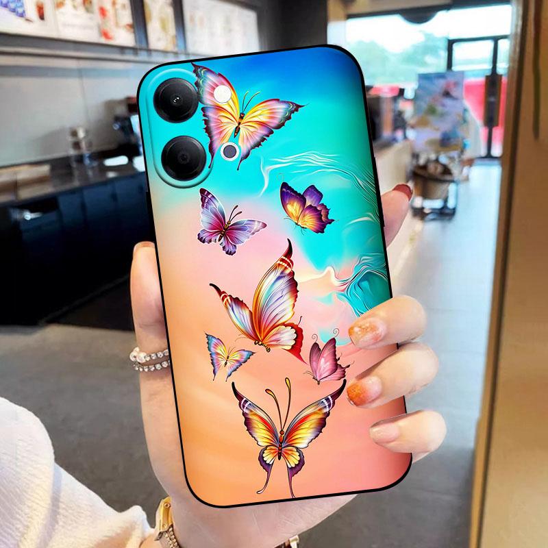 Silicone Case For VIVO Y05 Y11D Y21 4G 2026 Cover Lovely Soft Silicone TPU Phone Shell Funda For VIVOY05 Y 21 Shockproof Bumper
