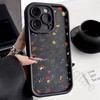 Flower Silicone Case For iPhone 13 11 15 17 12 14 16 Pro Max 17 Air Plus SE Shockproof Soft Protective Cover