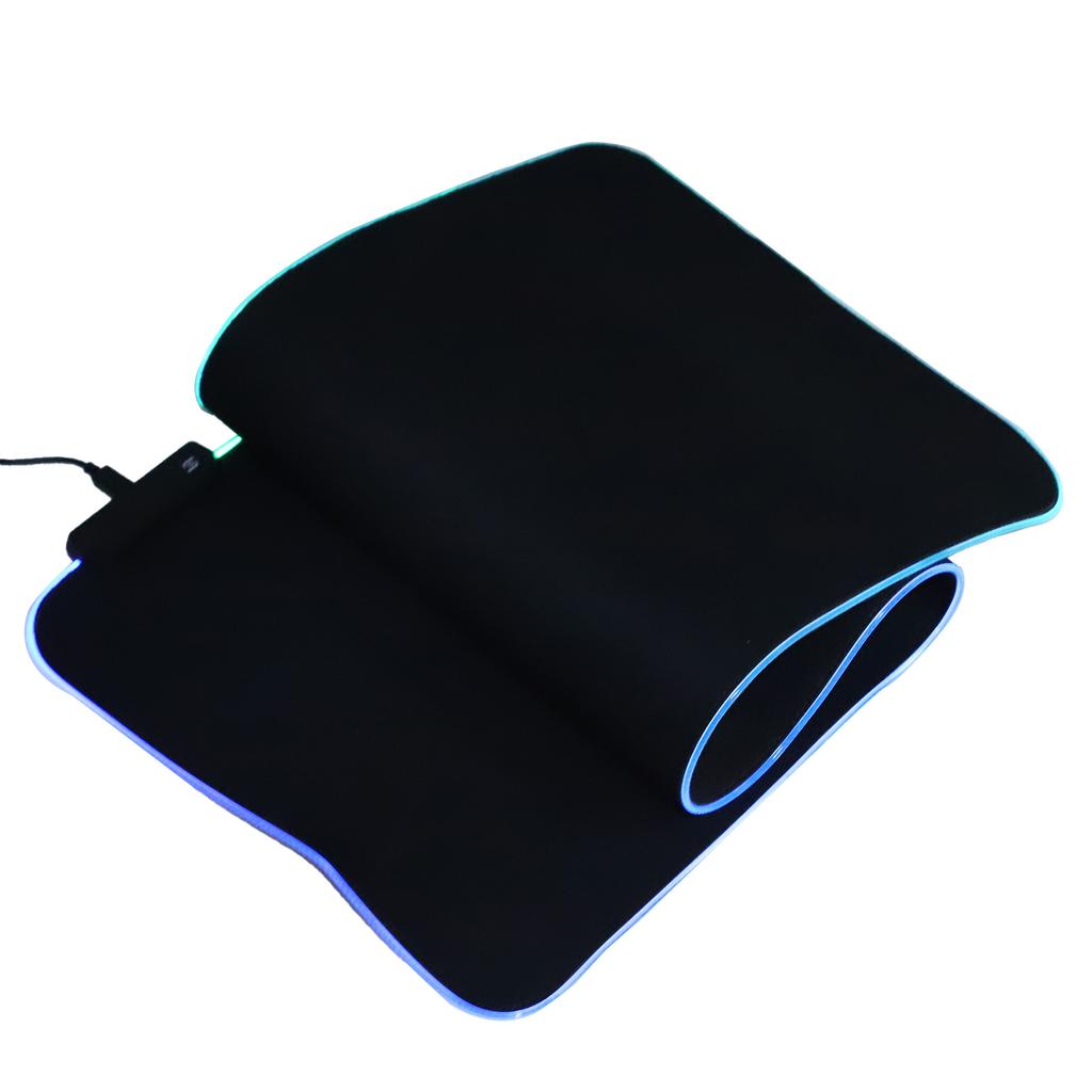 Mouse Pad RGB Light Rubber Thicken Notebook Tablet Mat USB Interface Computer