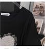 Plus Size Loose Fit Mid-Length Short-Sleeve Women's T-Shirt, Round Neck 200/300/350 Jin, Style 608