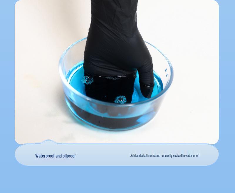 Food Grade Nitrile Gloves for Kitchen, Salon, and Dental Use