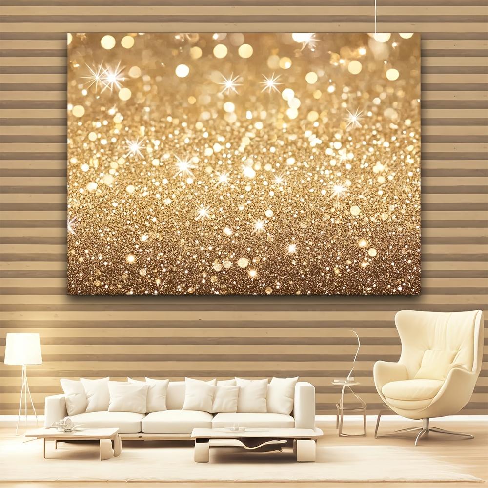 2D-Ebene luxuriöser goldener diffuser Hintergrundstoff geeignet für Feiertagspartys, Hochzeiten und Geburtstage