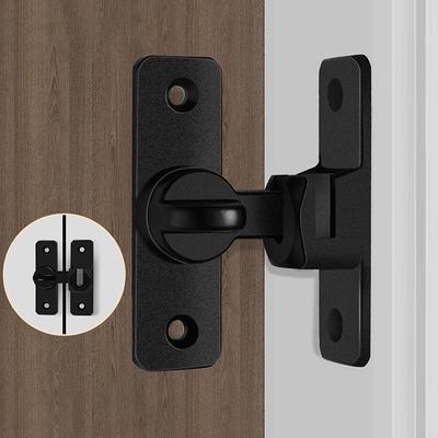 Zinc Alloy Sliding Door Latch, 90-180 Degree Bolts, Effortless Installation for Reliable Home Security