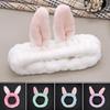 Plush Ear Headband Women Washing Face Makeup Hair Band Loop Soft Elastic Head for Shower