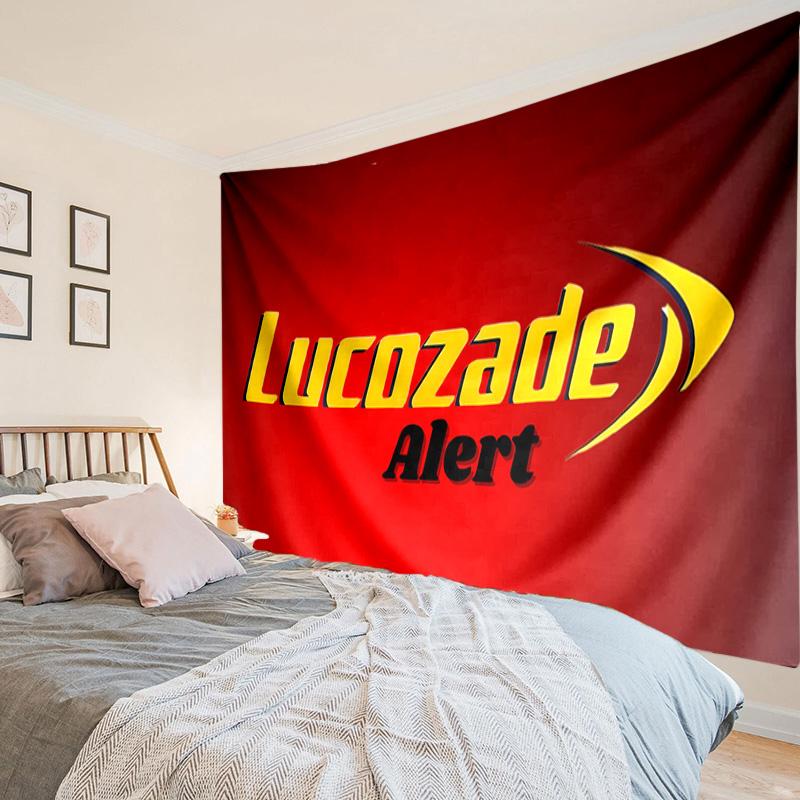 Lucozade Printed Tapestry, Unique Design Tapestry, Wall Decor for Bedroom,Livingroom, Playroom,Heartwarming Fan Holiday Gifts