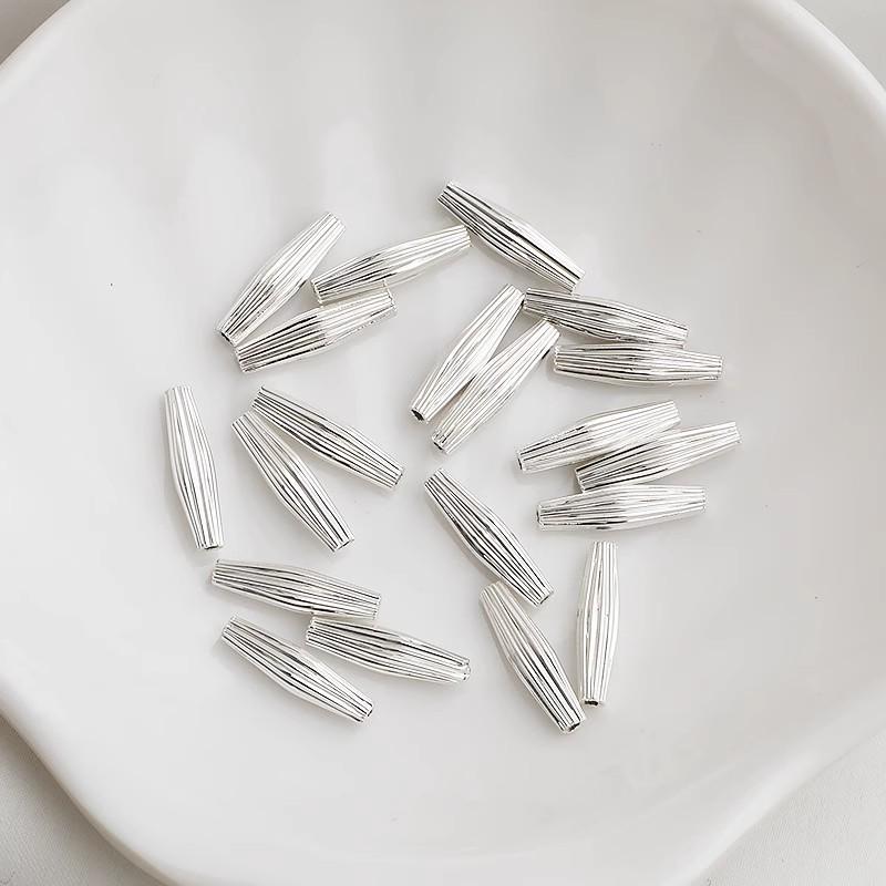 14K Gold Filled Striped Tube Beads for DIY Jewelry Necklace Bracelet Making