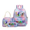 Rhythm Box Music Game Heat Transfer Backpack Sprunki Primary and Secondary School Students Children's Cute Schoolbag Three-piece Set