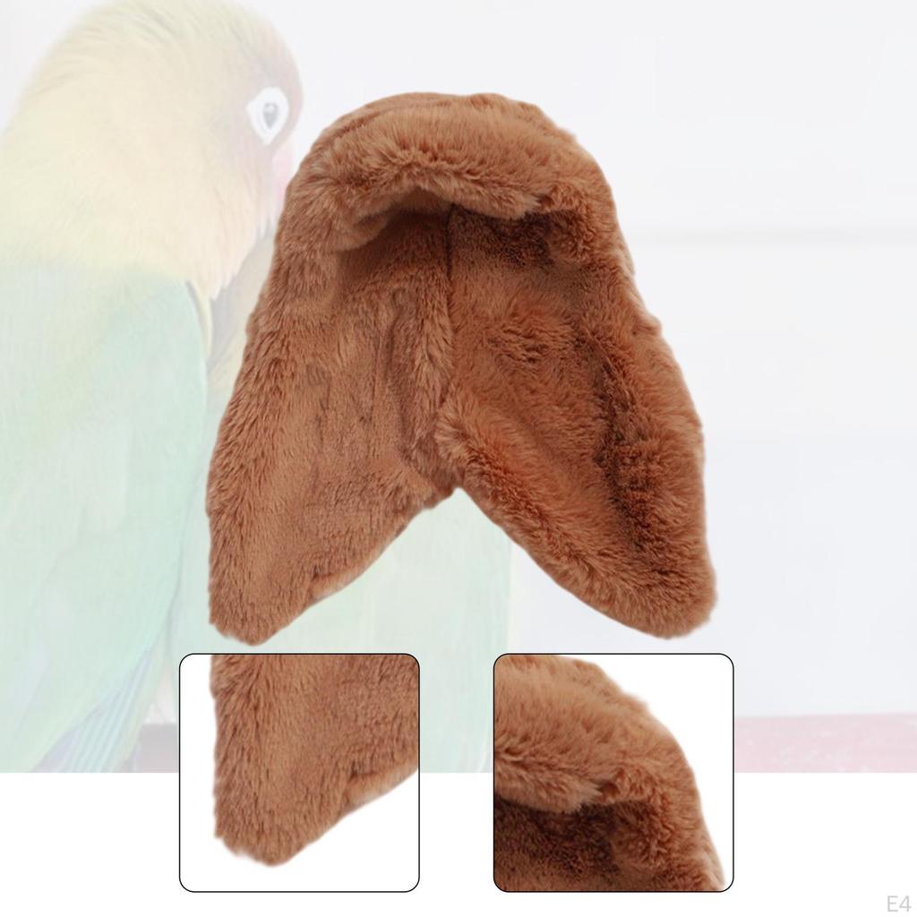 Fleece Bird Blanket Hanging Toy Comfortable Corner Bed Bedding for Small Birds