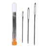 12Pcs Plastic Sewing Needles+18Pcs Large Eye Needles Safety Darning Yarn Lacing Weaving Sewing Needles Projects
