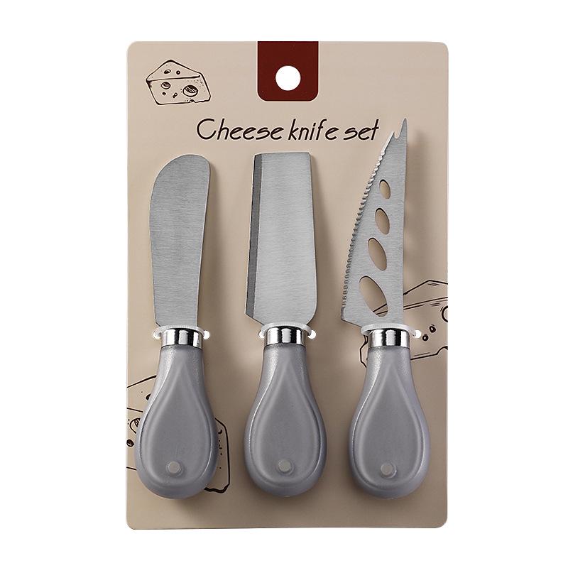 Bangkasi Edelstahl Käsemesser und Spatel Set