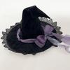 Halloween Witch Wizard Hat Cosplay Party Wide Brim Pointed Hat Carnival Stage Performance Costume Photo Props