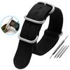 Classic Thickened Canvas Strap 20mm 22mm 24mm 26mm Rugged Nylon Military Straps Retro Watchband Braid Ballistic Fabric Bands for Tudor