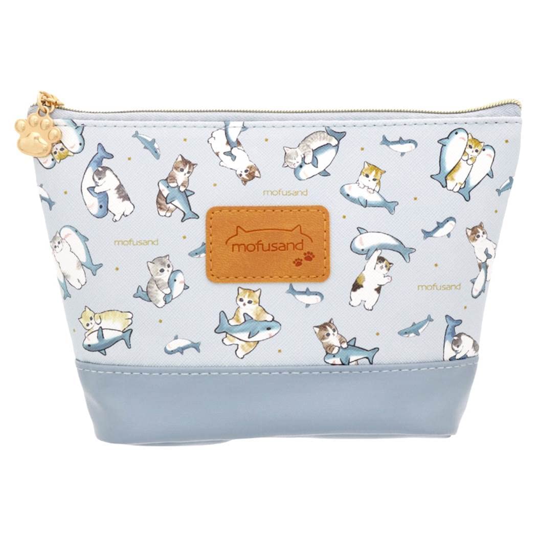 

Sunstar Stationery mofusand Pencil Case Boat Shape Shark Nyan S1425374