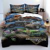 Monster Jam Truck 3D Printed Duvet Cover Pillowcase Bedding Set Twin Full Queen King Size For Bedroom Decor