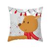 Happy New Year Merry Christmas Pillow Cover Case Home Living Room Sofa Backrest Bedding for Home