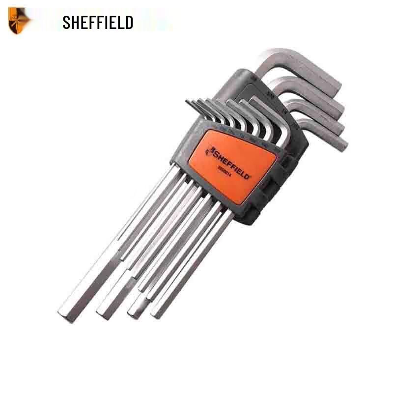 SHEFFIELD 12-Piece Imperial Extra-Long Hex Wrench Set mm