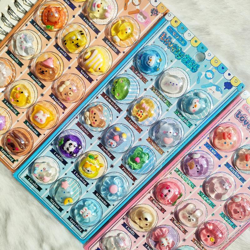 Lovely New Hot DIY shiny cartoon three-dimensional decorative stickers for mobile phones laptops come with nano-adhesive