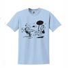 Pulp Fiction Jules Krazy Kat Men's Light Blue T-Shirt US Size, Unisex Crewneck