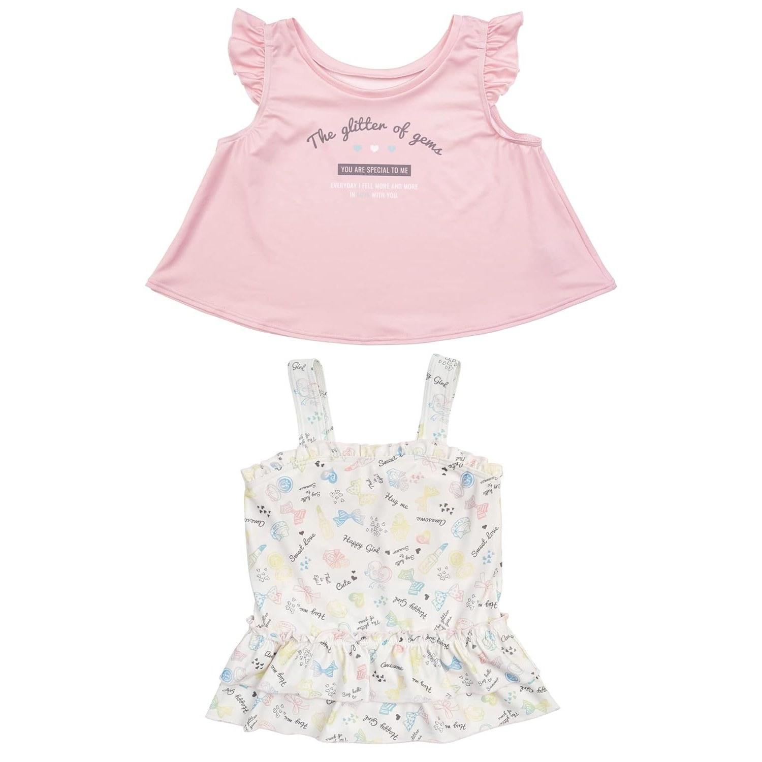 Arisana swimsuit kids girls one-piece children swimwear cosmetic pattern frill