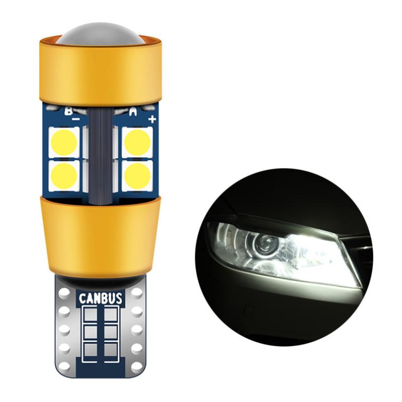 Car T10 12V Led Signal Light Amber Light Position Parking City Lights T10 168 194 2825 W5W 19Smd Led Bulb