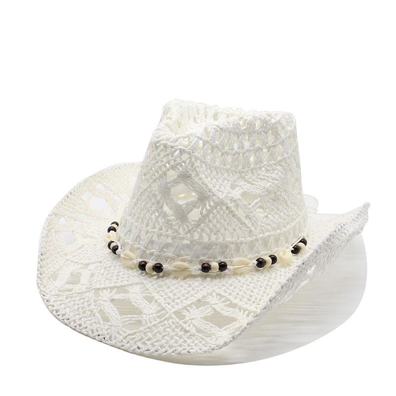 Summer Straw Hat With Wide Brim Style Sun Protection For Women