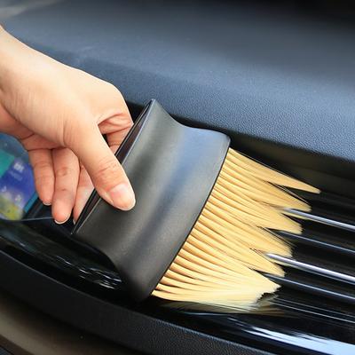 1 ks Detailingový kartáč na auto Měkký kartáč na čištění pro auto Výdech klimatizace Palubní deska Mezera sedadla Univerzální kartáč na mytí detailů auta