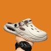 Summer new breathable non-slip sandals men's travel slippers seaside beach shoes comfortable bag head hole shoes