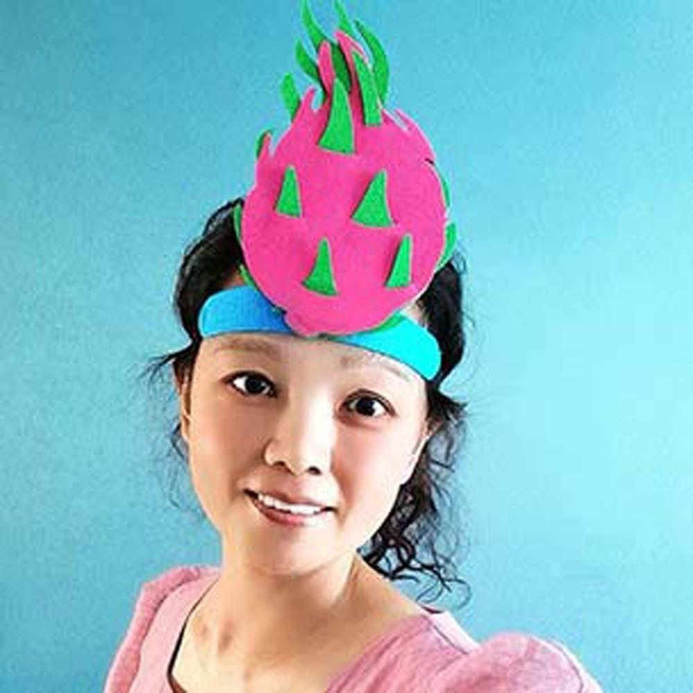 Funny Cartoon Fruit Headband Cloth Kindergarten Performance Headwear Girls