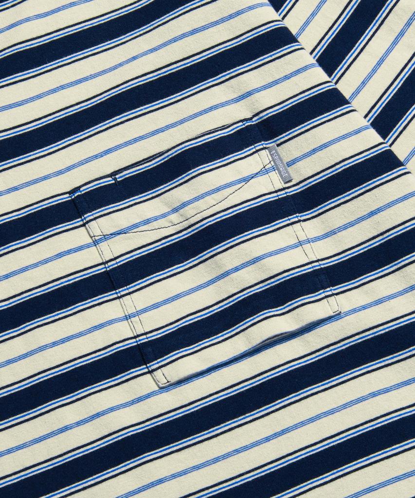 ESPIONAGE Multi Border L/S Tee Navy
