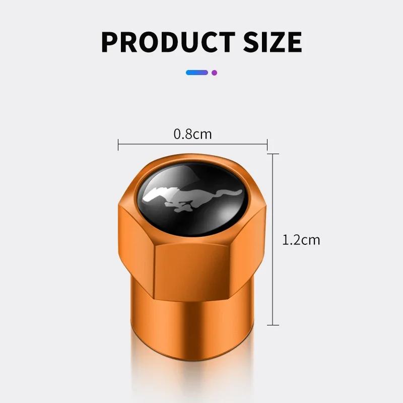 Car Sticker Ford 4pcs Car Wheel Air Valve Stem Cover Caps For Ford Mustang Shelby GT Fender Zapatillas Miniatura Gt 2015 2012 Ca