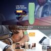 Waterproof Electric Body Hair Trimmer With Rechargeable Base Adjustable Guide Combs For Men Daily Personal Grooming At Home