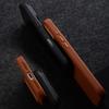 Melkco With AI Button Genuine Leather Case for iPhone 17 Pro Max Air Top-layer Cowhide Metal Lens Ring Magnetic Charging Cover