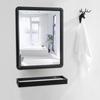 Shengbai Square Bathroom Mirror with Shelf