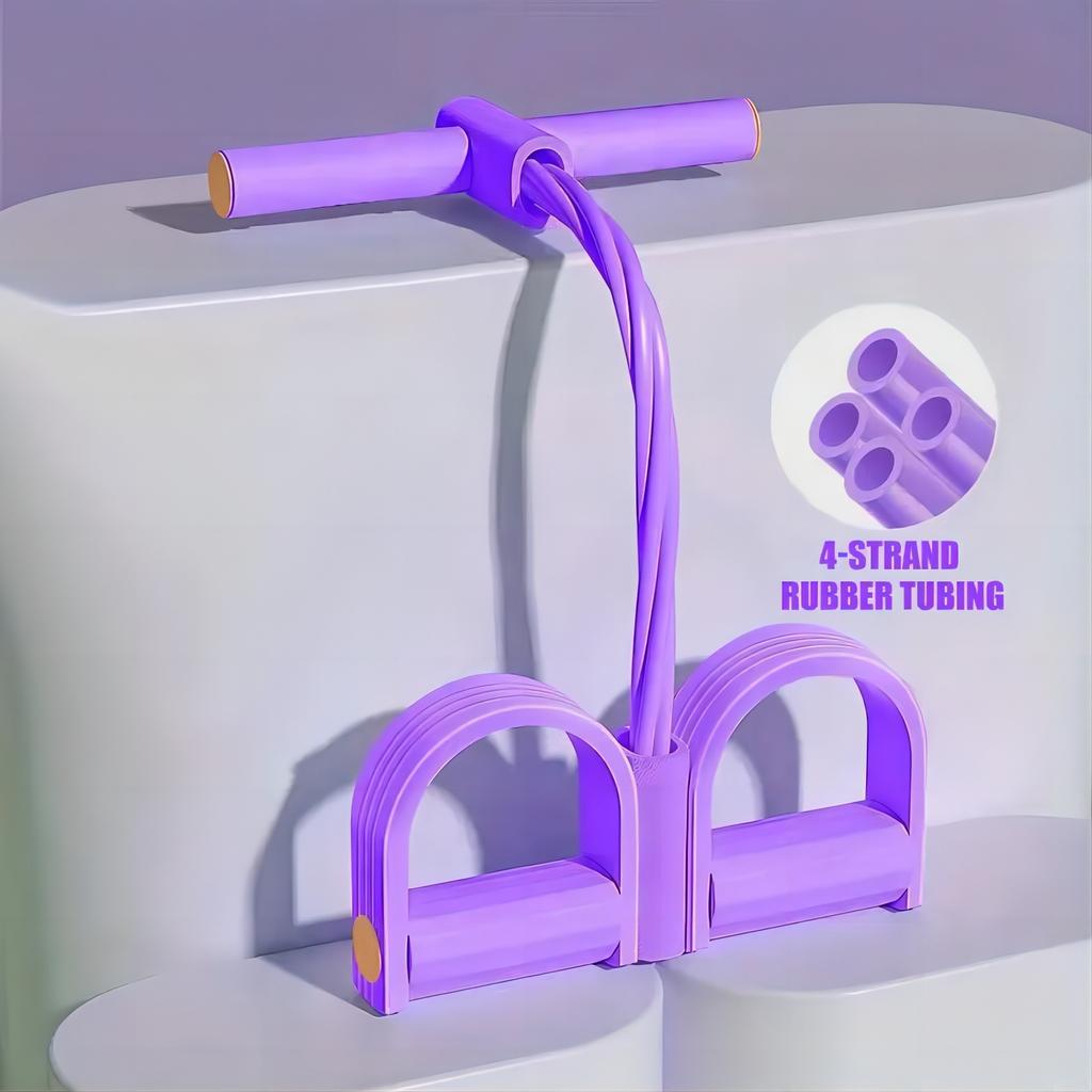 Multifunktions-Spannseilbänder für Fitness, Sit-Ups-Übungen, elastisches Band, Widerstandsbänder für Zuhause, 4-Schlauch-Pedalzieher mit elastischem Gummiband