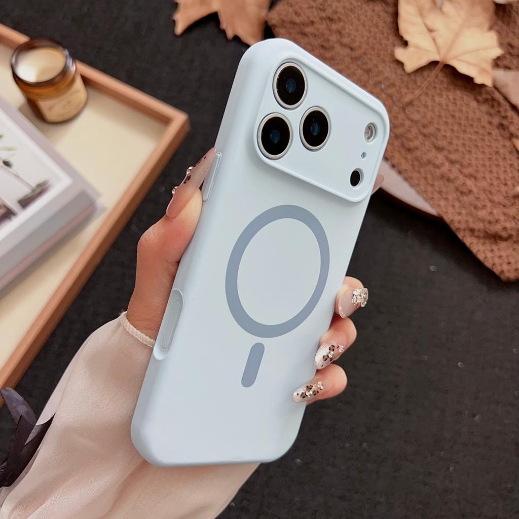 Official Liquid Silicone For Magsafe Magnetic Phone Case For iPhone 17 Air 16 15 14 13 12 Pro Max Wireless Charge Cover