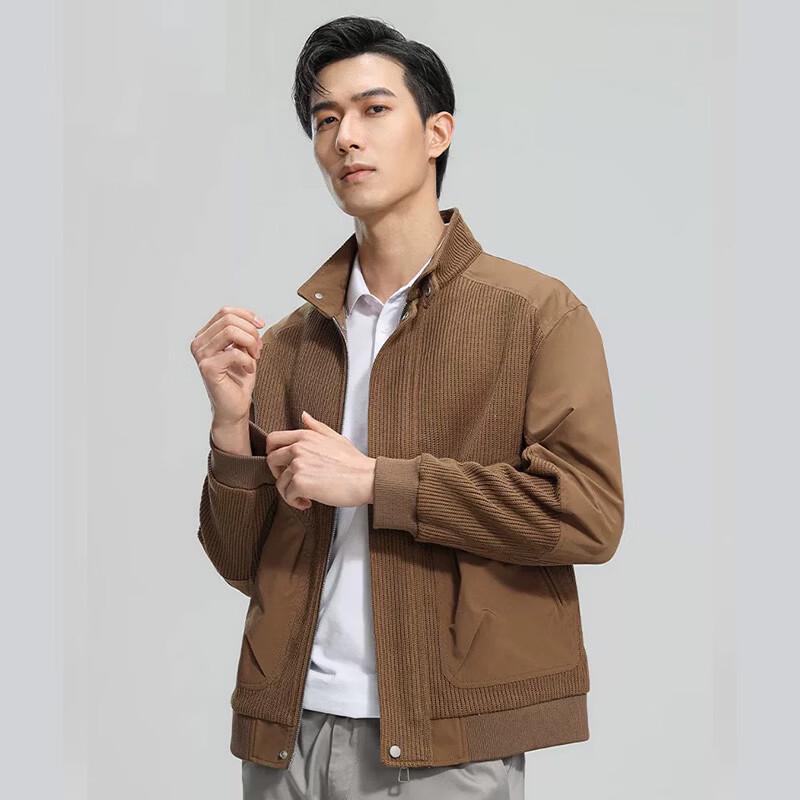 

Fengmao Men s Corduroy Spliced Casual Jacket 3XL
