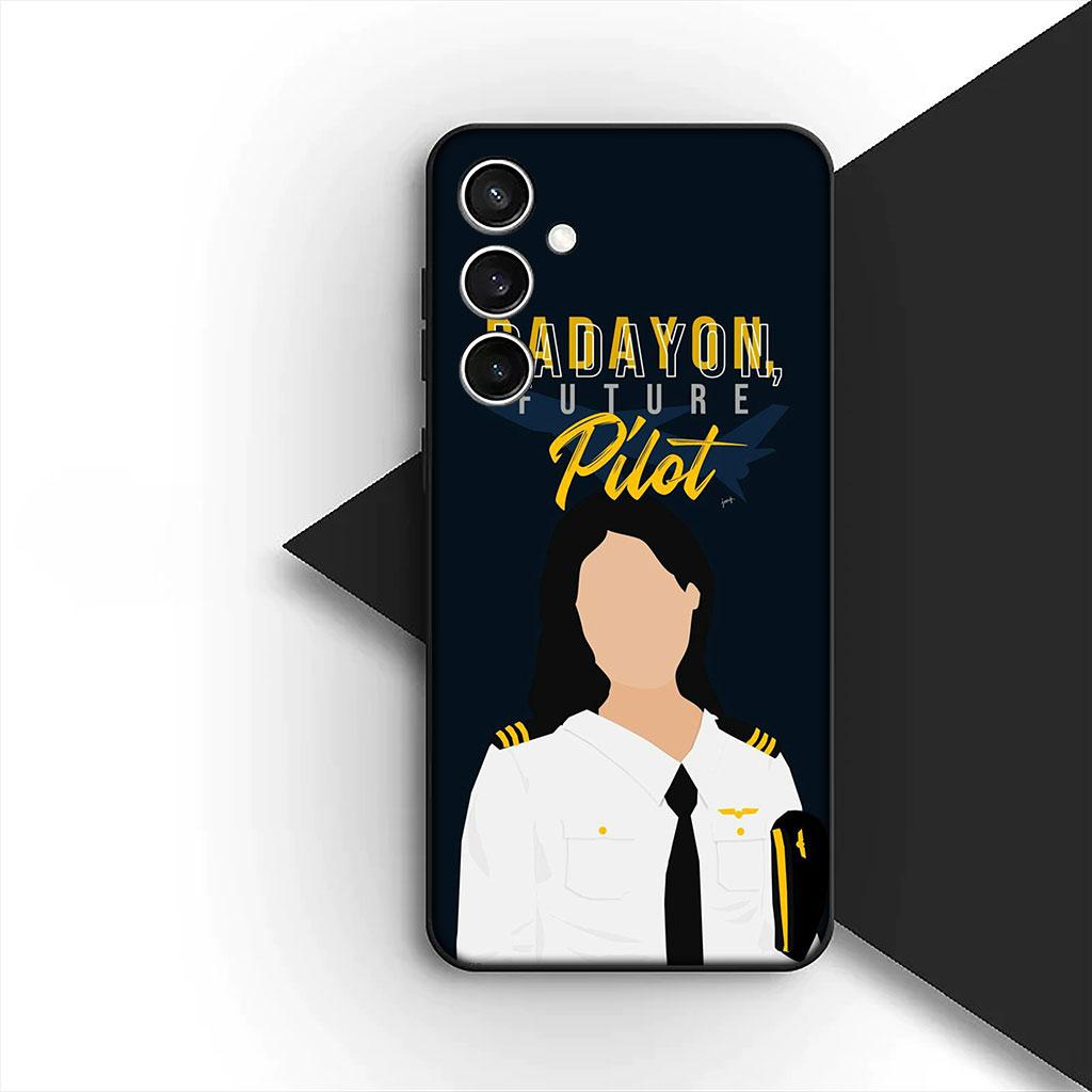 Cover for Motorola Moto G86 G57 E14 E15 G14 G34 G35 G84 G24 A54 G15 Power E22 Case Aircraft Travel Airplane Pilot Epaulette