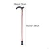 Trekking Pole Crutch Portable Walking Cane for Travel Camping Mountaineering Black