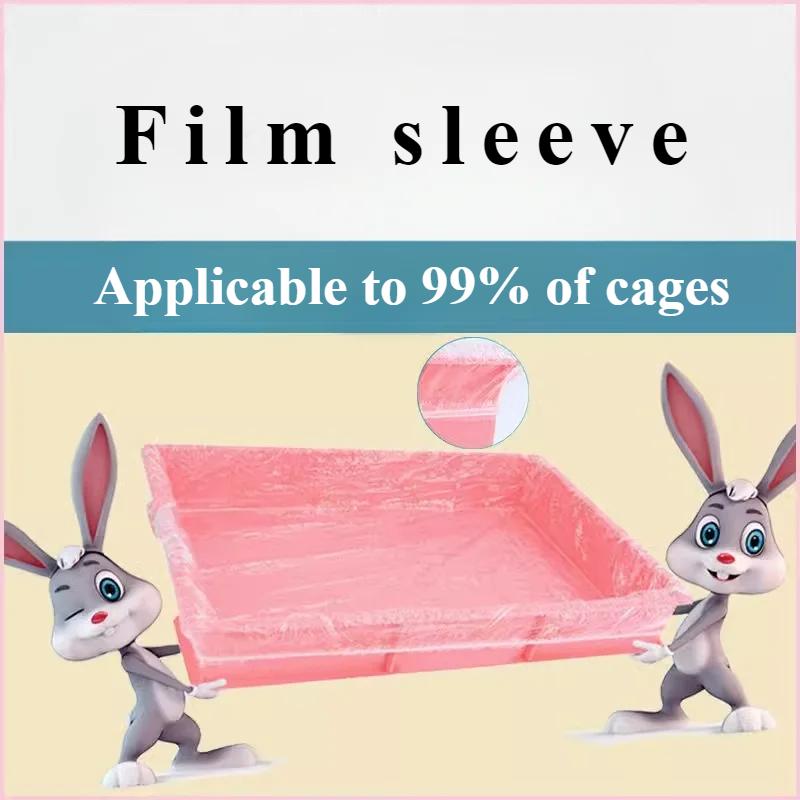 50 Stück Einweg-Kaninchenkäfig-Einlage Kunststoff-Kaninchenkäfig-Matte Reinigungsmatte Hamster Hundekäfig Ersatzwindel Universelle Toilettenfolie